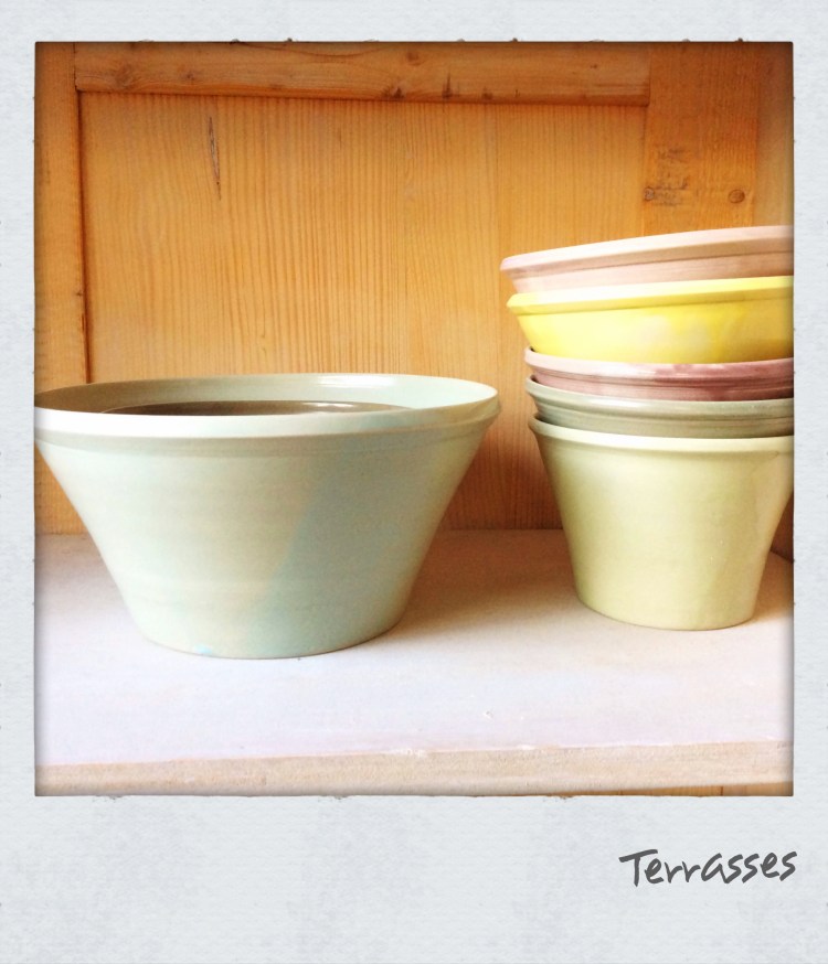 Terrasses en couleurs.